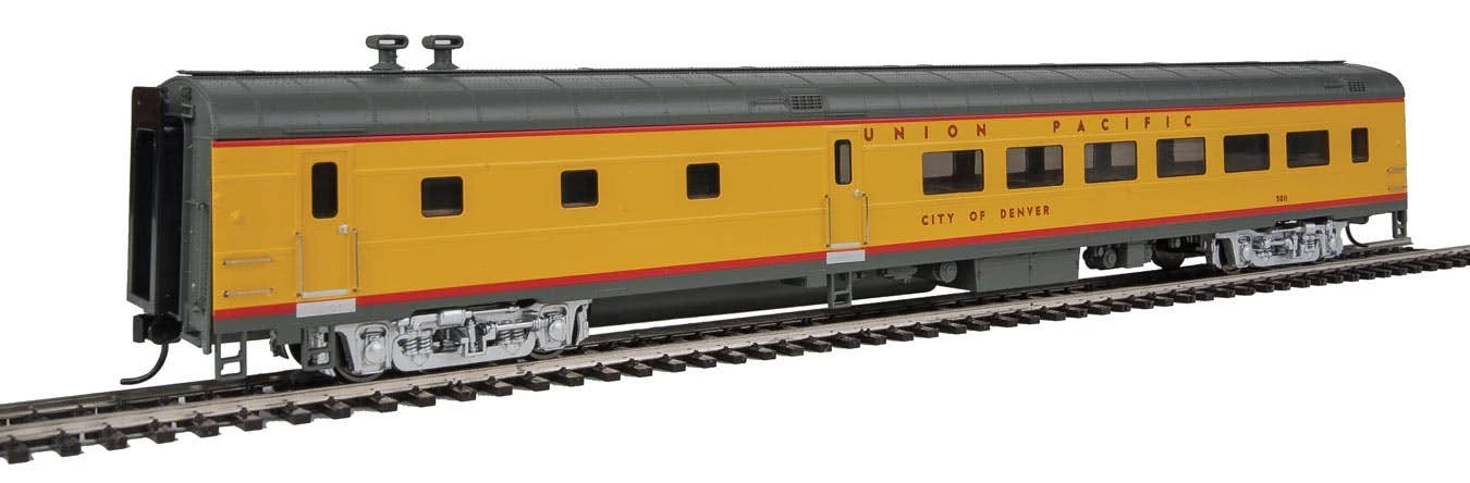 Walthers 920-18105 HO 85' ACF 48-Seat Diner - Standard - Union Pacific(R) Heritage Fleet City Of Denver UPP #5011; Late W/printed Name & Number 3 Walthers 920-18105 HO 85' ACF 48-Seat Diner - Standard - Union Pacific(R) Heritage Fleet City Of Denver UPP #5011; Late W/printed Name & Number
