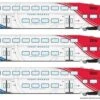 Rapido 146033 HO BiLevel Commuter Car: FrontRunner Set 1 -Athearn Store 146033