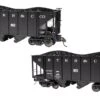 Bachmann 27901 ON30 2-Bay Steel Hopper 2-Pack East Broad Top #802, 805 -Athearn Store 27901 1
