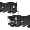 Bachmann 27902 ON30 2-Bay Steel Hopper 2-Pack East Broad Top #807, 808