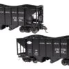 Bachmann 27903 ON30 2-Bay Steel Hopper 2-Pack Consolidated Narrow Gauge RR #3008, 3074 -Athearn Store 27903 1