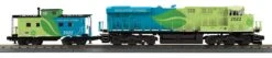 MTH 30-20973-1 O ES44AC Imperial Diesel & Caboose Set With Proto-Sound 3.0 - G.E. Evolution Locomotive Cab No. 2022