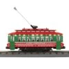 MTH 30-5227 O Bump-n-Go Trolley With LED Lights - Christmas No. 1225