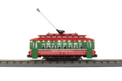 MTH 30-5227 O Bump-n-Go Trolley With LED Lights - Christmas No. 1225