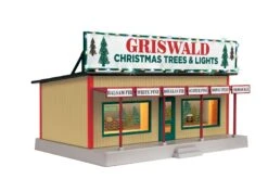 MTH 30-90632 O Griswald Christmas Trees Road Side Stand With Lights! (TrainWorld Exclusive)