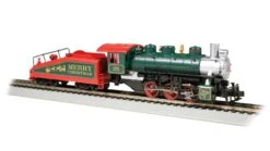 Bachmann 50624 HO USRA 0-6-0 W/SMOKE & SLOPE TENDER - NP&S #25 - CHRISTMAS