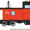 Rapido 510012 N Wide Vision Caboose: Algoma Central: #9609