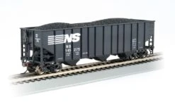 Bachmann #18740 Bethlehem Steel 100 Ton Three-Bay Hopper - Norfolk Southern