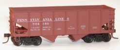 Accurail 24224 HO Scale USRA 55 Ton 2 Bay Open Hopper Kit 3 Pack Pennsylvania Lines - NOS