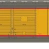 Athearn 72243 HO 40ft Express Box Car Union Pacific #9179