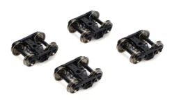 Athearn Genesis G4595 HO Scale 100-Ton Roller Bearing Trucks, .110" Tread (2-Pair)