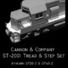 Cannon & Company 2001 HO Scale Etched Brass Safety Tread & Step Kit For Athearn GP38-2 GP40-2