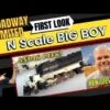 Broadway Limited 7239 UP Big Boy #4024, Two-Tone Gray W/ Yellow, Wilson Aftercooler, 25-C-400 Coal Tender, Paragon4 Sound/DC/DCC, Smoke, N (Fantasy Paint Scheme)