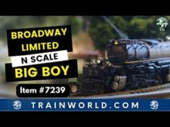 Broadway Limited 7239 UP Big Boy #4024, Two-Tone Gray W/ Yellow, Wilson Aftercooler, 25-C-400 Coal Tender, Paragon4 Sound/DC/DCC, Smoke, N (Fantasy Paint Scheme) -Athearn Store hqdefault 33 22