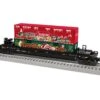 Lionel 2328350 O Gauge Christmas Graffiti Maxi Stack Well Car With Container Load -Athearn Store lionel 2328350 o gauge christmas graffiti maxi stack well car with container load