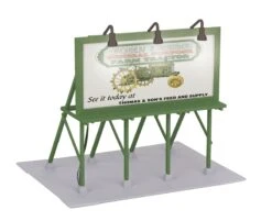 MTH 30-90029 O Gauge Lighted Billboard John Deere - NOS