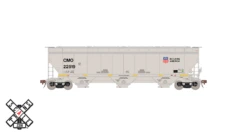ScaleTrains Rivet 33308 HO Scale Gunderson 5188 Covered Hopper Union Pacific UP/CMO 22767