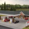Walthers Cornerstone 933-3537 HO Scale Modern Gas Station Building Kit -Athearn Store walthers cornerstone 933 3537 ho scale modern gas station building kit 1