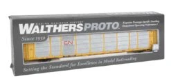 Walthers Proto 920-101351 HO Scale 89' Bi-Level Auto Carrier Canadian National CN/GTW TTGX 702194 -Athearn Store walthers proto 920 101351 ho scale 89 bi level auto carrier canadian national cn gtw ttgx 702194 2